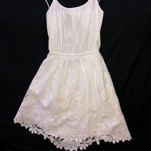 White backless summer dress!